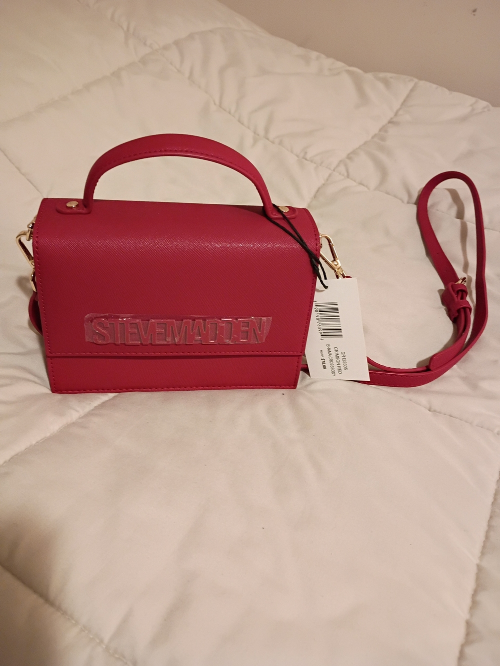 Steve Madden Brama Crossbody Bag Red NWT
